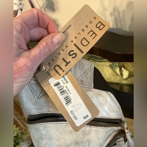 NWT Bed Stu Leather Andie Sling Backpack Nectar Lux Retail $255 - Picture 3 of 11